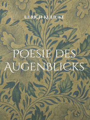 cover image of Poesie des AugenBlicks